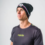 Black Knit Slouch Beanie