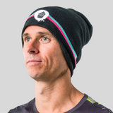 Black Knit Slouch Beanie
