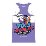 Womens Aero Dorks Nice Run Singlet