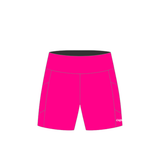 Womens High Rise 6" Run Short Pink