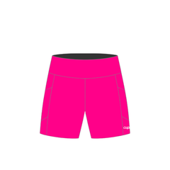 Womens High Rise 6" Run Short Pink