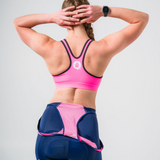 Womens Neon Pink Racerback Bra