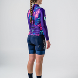 Womens Indigo Vapour Fleece Jersey