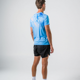 Mens Sky Blue Dri Fit Run Tee