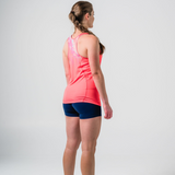 Womens Tangerine Sky Cool Dri Run Singlet