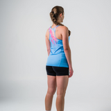Womens Sky Blue Cool Dri Run Singlet