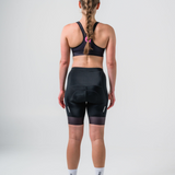 Womens Cycle Short Black Script