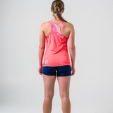 Womens Tangerine Sky Cool Dri Run Singlet