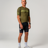 Mens Olive Aero Jersey