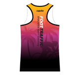 Womens Foot Traffic Run Singlet