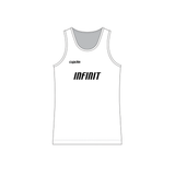 Womens Infinit Run Singlet White