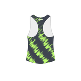 Mens Static Lime Run Singlet