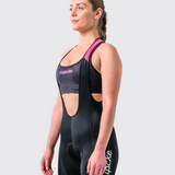 Womens Black Bib Short