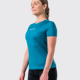 Womens Forest Green Run Tee