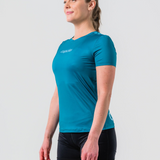 Womens Forest Green Cool Dri Run Tee
