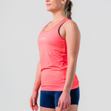Womens Tangerine Sky Cool Dri Run Singlet