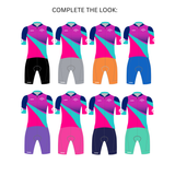 Womens Pink Slice Aero Jersey