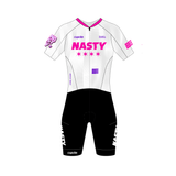 Womens NASTY Elements Pockets Tri Suit White