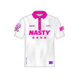 Womens NASTY Awards Polo White