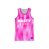 Womens NASTY Run Singlet Pink