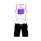 Womens NASTY Sleeveless Speed Suit White