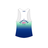 Womens Sunset Palm Flow Singlet