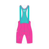 Mens Static Pink Attack Bib Short