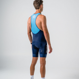 Mens Navy Bib Short