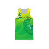 Mens Fitzroy Frogs Run Singlet