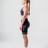 Womens Cycle Short Black Script