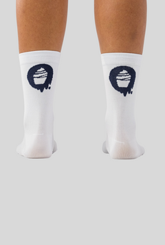 White Splash Sock