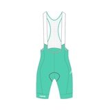 Mens Teal Attack Bib Short