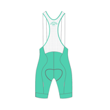 Womens Teal Attack Bib Short
