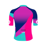 Womens Pink Slice Aero Jersey