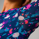 Womens Berry Mottle Aero Tri Suit