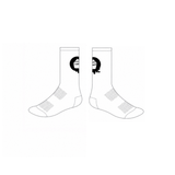 White Splash Sock
